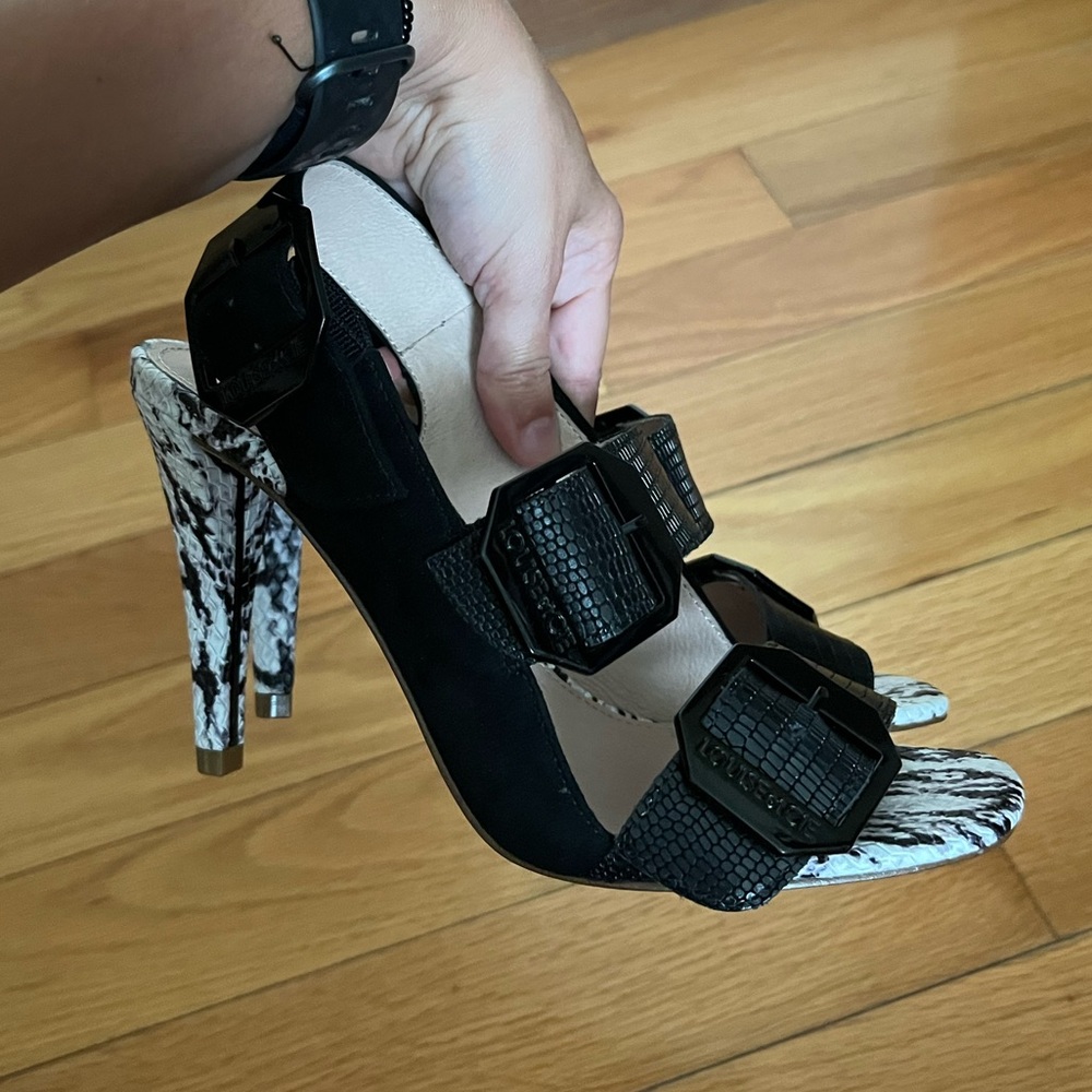 Louise et Cie Shoes | Louise et Cie Lo-Khalon Sandal Size 5, Black/White